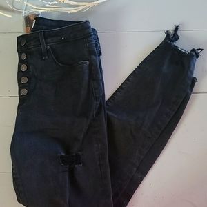 Abercrombie and Finch high rise super skinny ankle